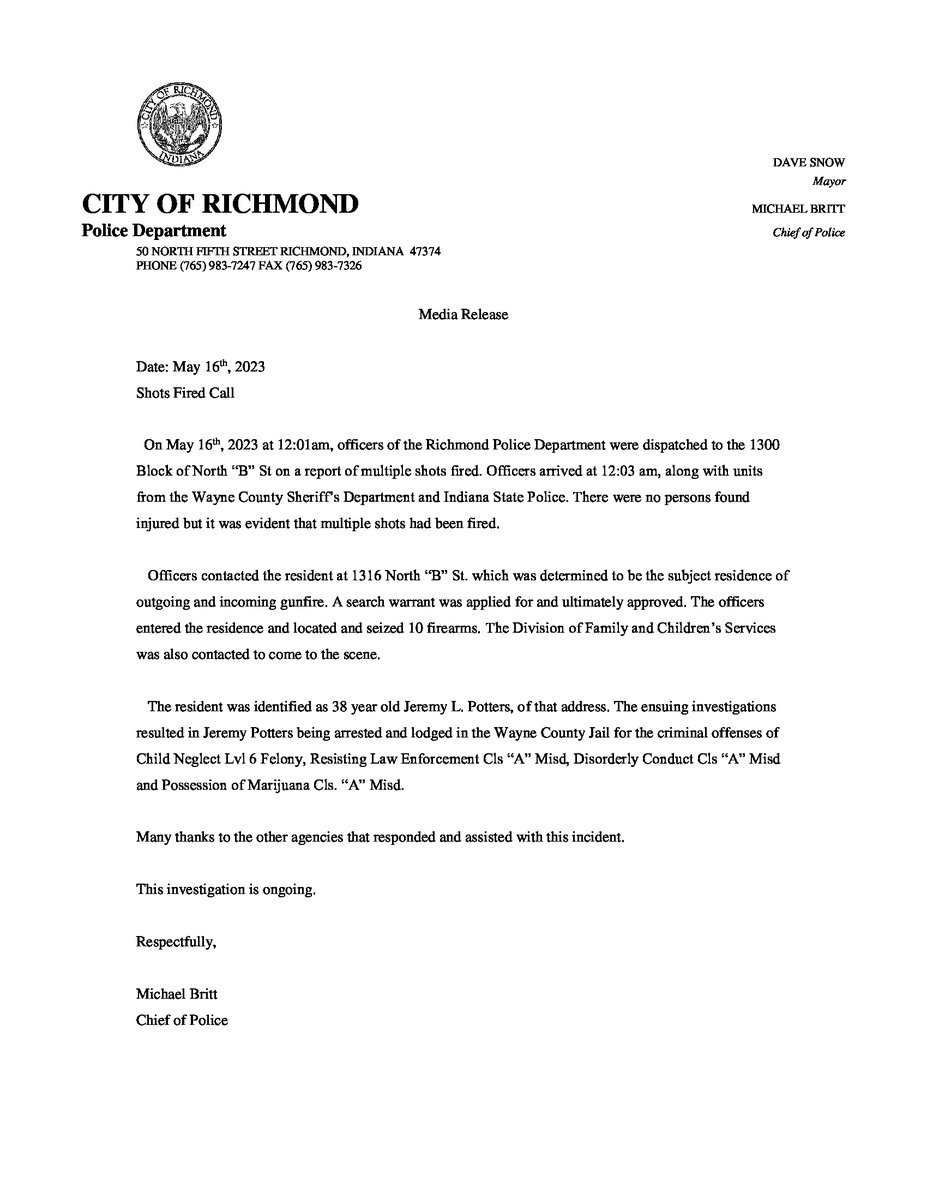 MEDIA RELEASE