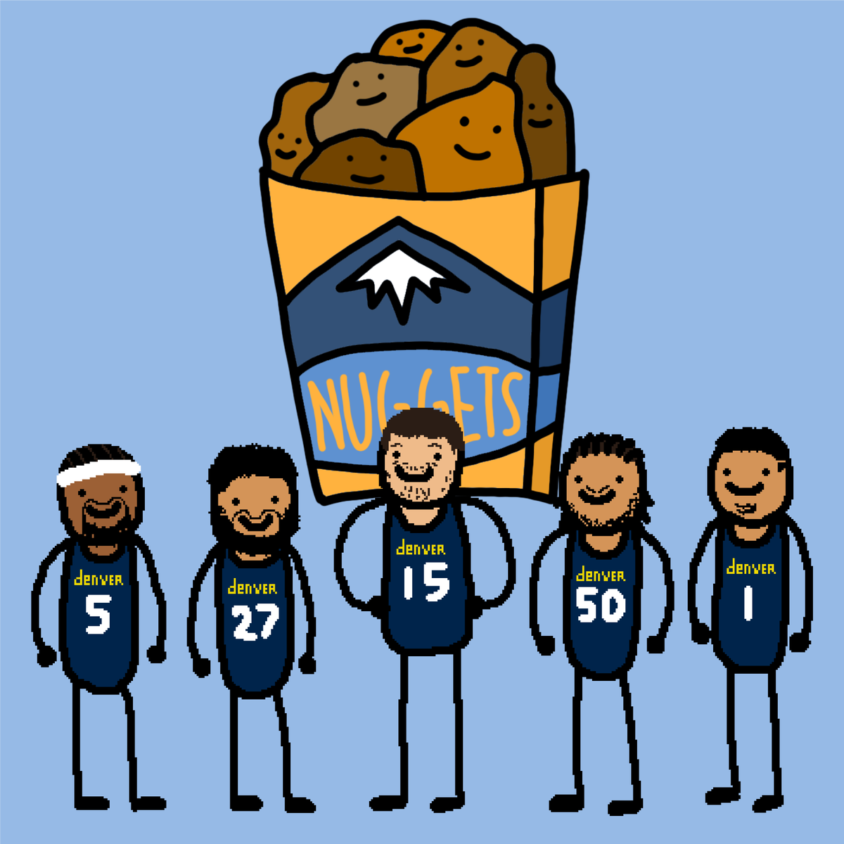 nba_paint's tweet photo. Nuggets Lakers ECF, who y'all taking?? https://t.co/fVTrG7xtXo