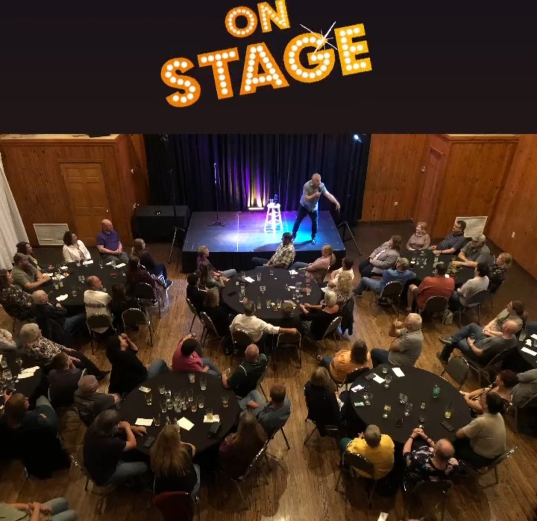 When the comedy club has a Drone....