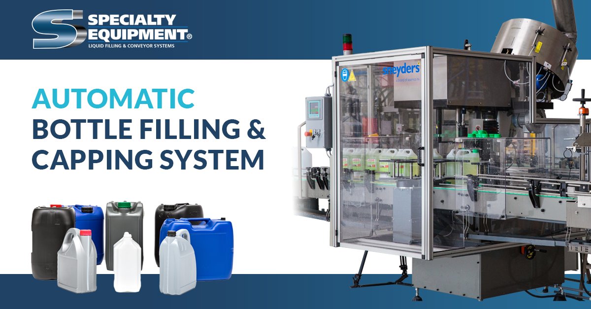 For liquid filling, precision and consistency are key. Our bottle filling machines include semi-automatic for small batches to high-speed, fully automated systems for large-scale production. ow.ly/uLla50NYCKJ

#BottleFillingSystems #SpecialtyEquipment #PrecisionFilling