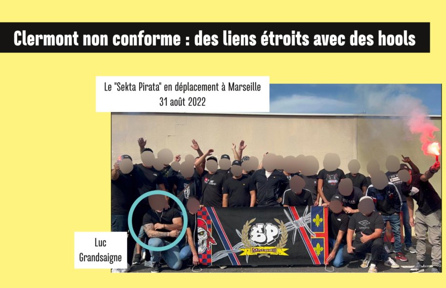 Torix_63's tweet photo. Info importante // Clermont foot : 

Cette enquête de Mediacoop établit le lien entre le groupe ultra Sekta Pirata et les mouvements néo-nazis clermontois 👇

#Clermontfoot #CF63 #CF63OL #CF63SB @ClermontFoot @Cf63Newsblog @ActuCF63 https://t.co/WX2Ic4Sfmw