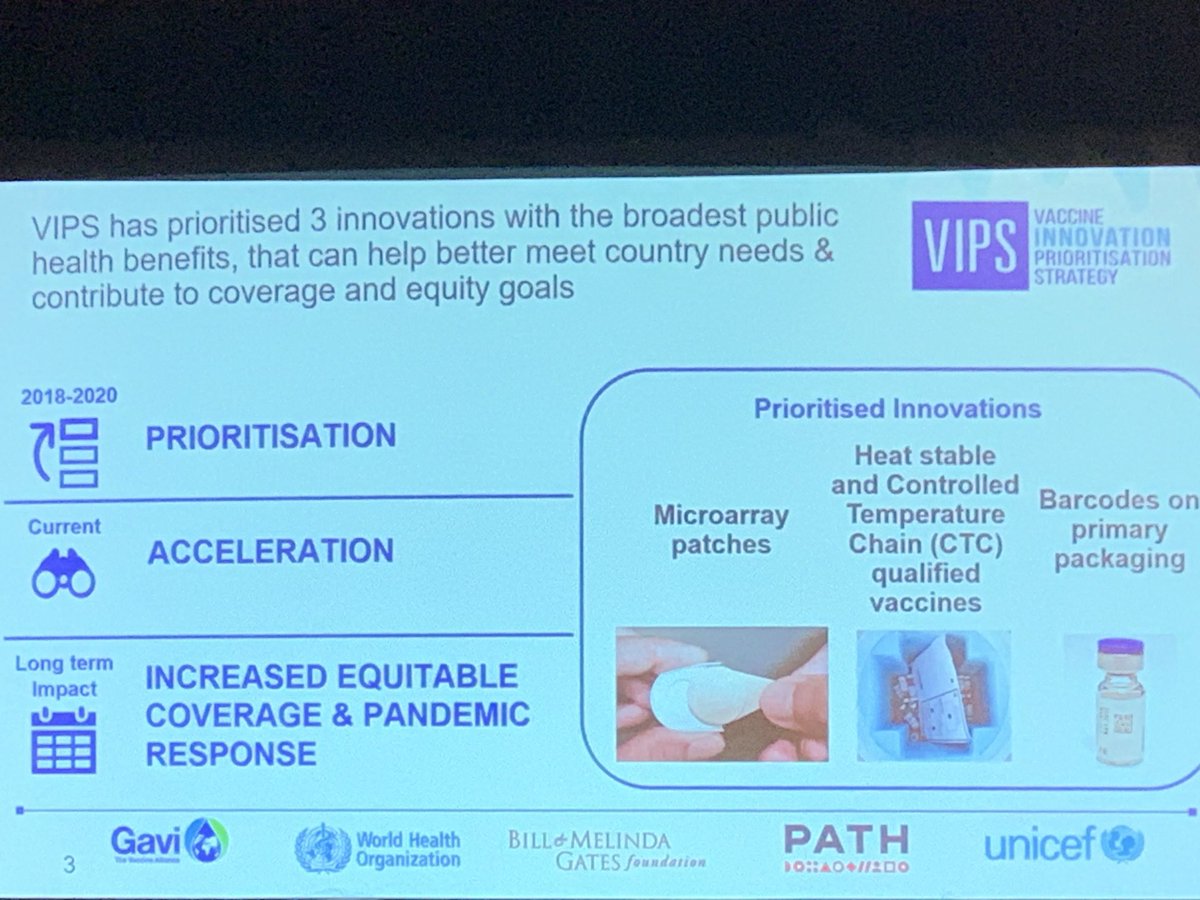 Tiziana Scarna from Gavi highlights the Vaccine Innovation Prioritization Strategy for microarray patches. #microneedleconference ⁦<a href="/syd_health/">Sydney Health</a>⁩ #vaccineequity