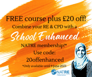 NATREupdate's tweet photo. Boost your staff’s confidence in teaching RE and equip them with resources they can use repeatedly.
#JoinNATRE as a School Enhanced member and get one of the popular RE courses for FREE, all for £250 for the year! https://t.co/DkG6ubfFBO