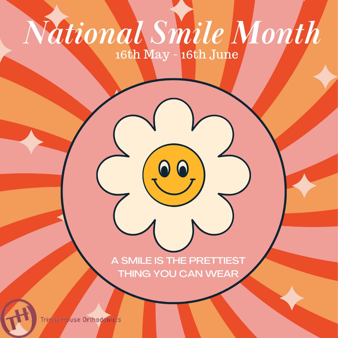 ✨National Smile Month✨ Do you fancy a new smile?🦷 Contact us today to get booked in for a free consultation!! 📱01924 369696 📧Katie@trinityortho.co.uk #THOsmile #trinityhouseorthodontics #nationalsmilemonth