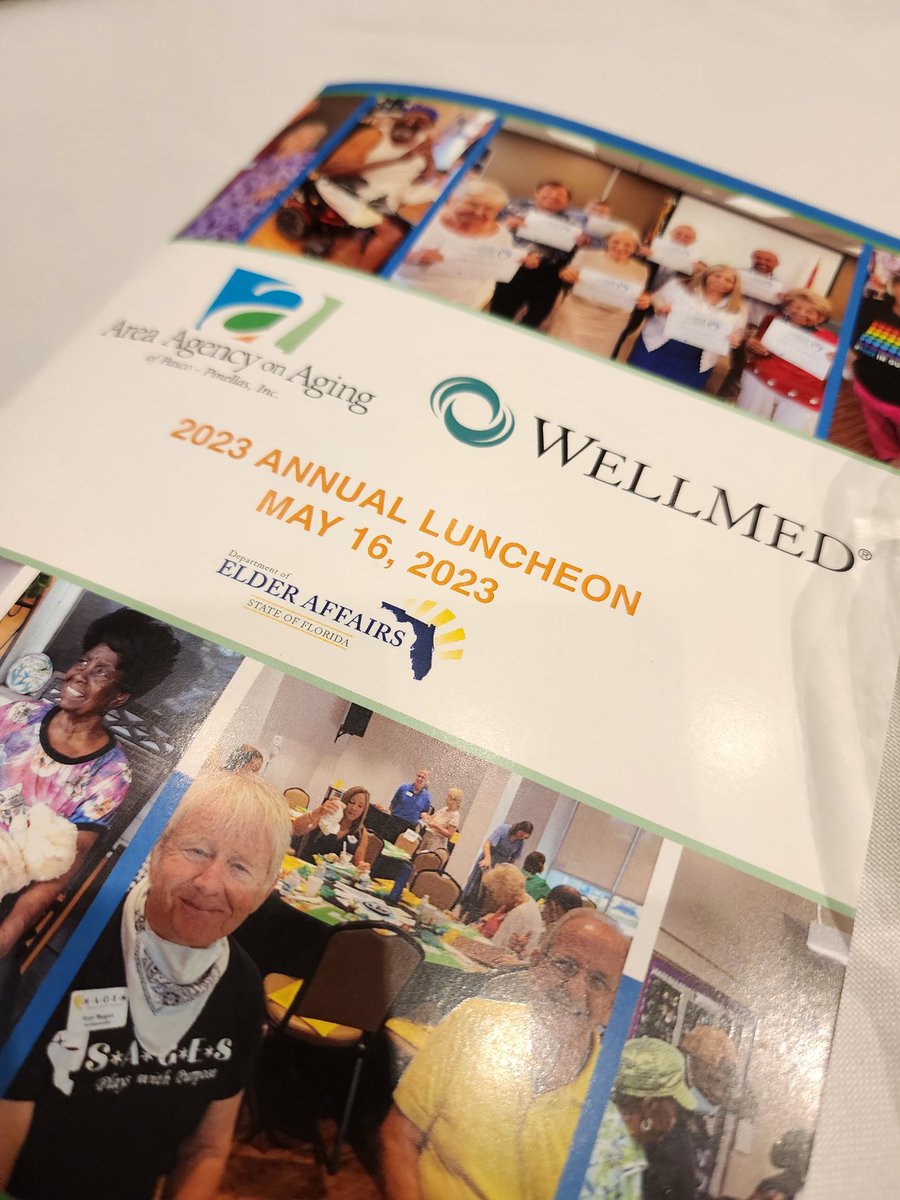 ACareCollective's tweet photo. We are celebrating at the Area Agency on Aging Pasco-Pinellas Annual Luncheon. AAAPP offers a variety of programs and services to seniors, providers, and caregivers in Pasco &amp; Pinellas County. Our founder is on the board of Better Living for Seniors of Pinellas under AAAPP. https://t.co/l0rrfz2R2Q
