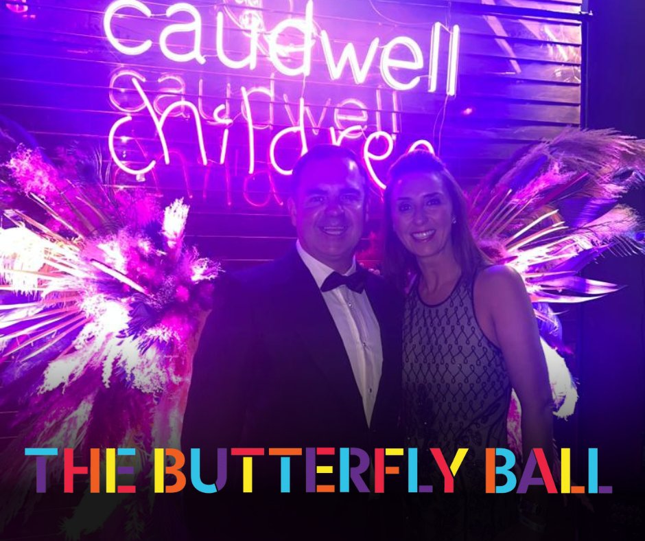 GraemeCarling's tweet photo. It's #CharityTuesday. Here's @leannecarling and I at @caudwellkids Butterfly Ball last week which raised an incredible $1.8million for disabled and autistic kids. https://t.co/et1jn8ei3e