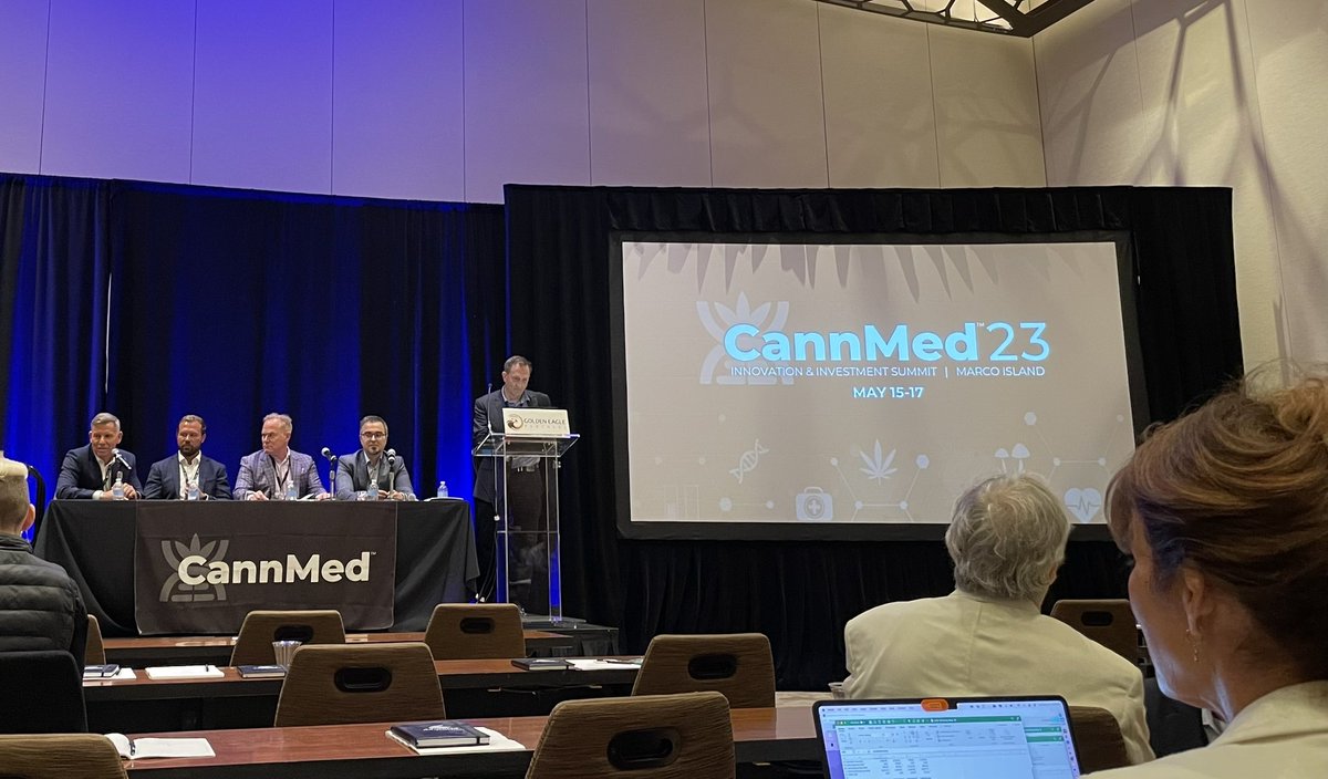Our President Terry O'Regan and Alexandru Zabara from <a href="/dsmfirmenich/">dsm-firmenich</a> joined an expert panel to talk about the global opportunities of cannabinoids and the role of clinical trials, pharmaceutical development, and advance formulations at <a href="/CannMedEvents/">CannMed</a> in Marco Island Florida.