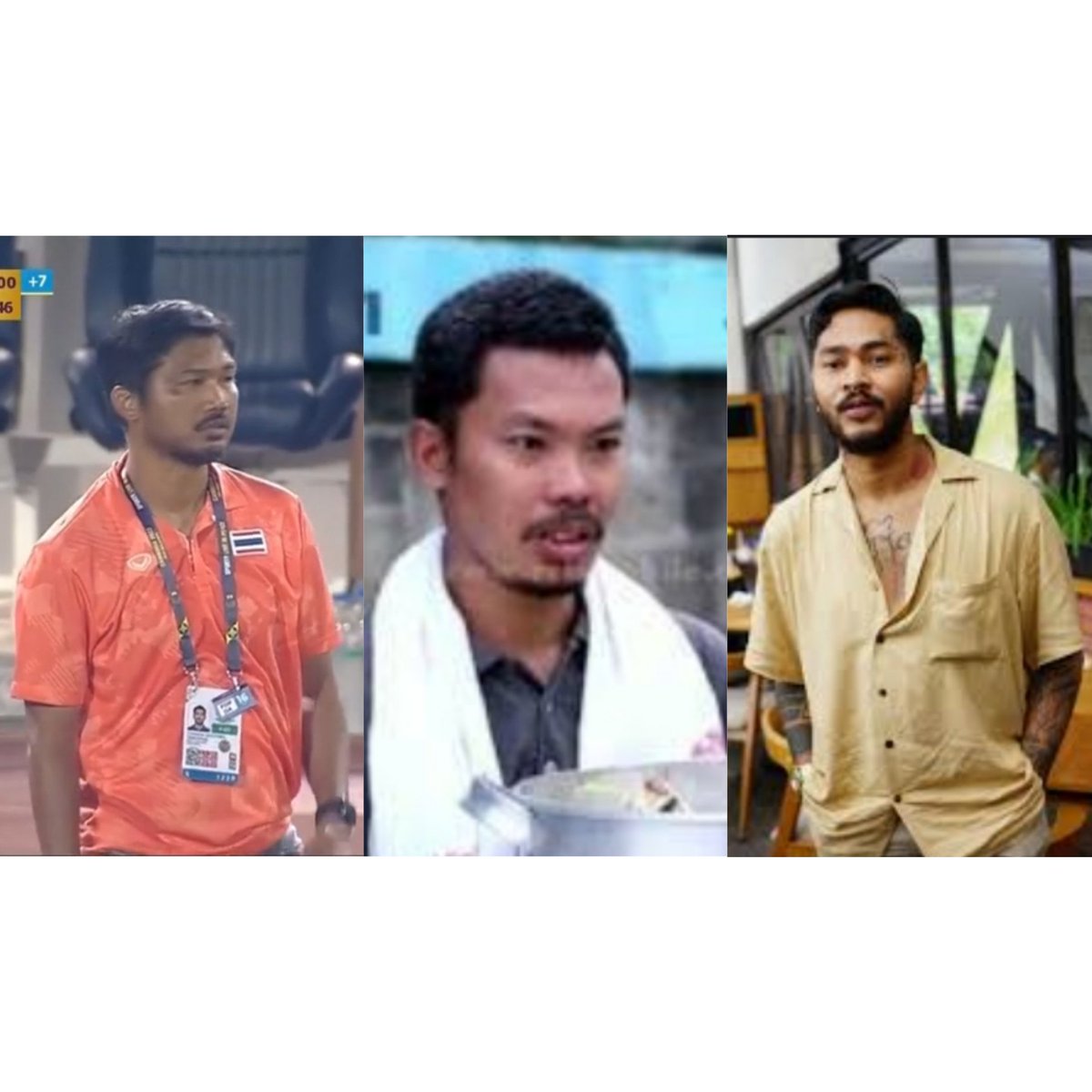 Lebih mirip pemain TOP ga si dari pada Onad hehe #TimnasDay Alhamdulilah juara ya shayyy 🏆