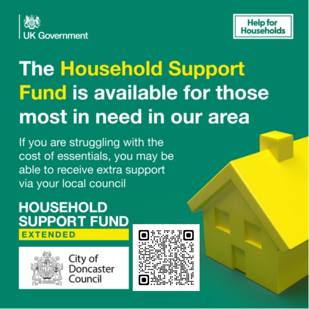 Household Support Fund Extended for 2023 - 2024

#householdsupport #cityofdoncaster #costoflivingcrisis #helpforhouseholds