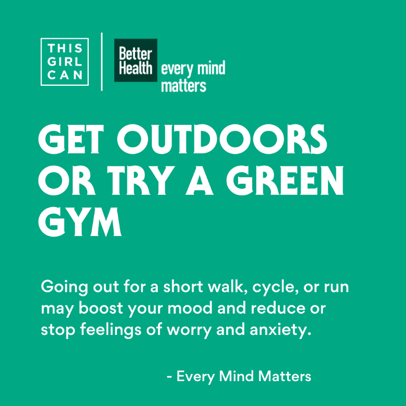 ThisGirlCanUK's tweet photo. One of the best things we can do for our mental health is to move – it's a natural mood booster. 😄

See the tips courtesy of @betterhealthnhs' #EveryMindMatters on how you can get moving for your mind and body this #WorldMentalHealthDay.