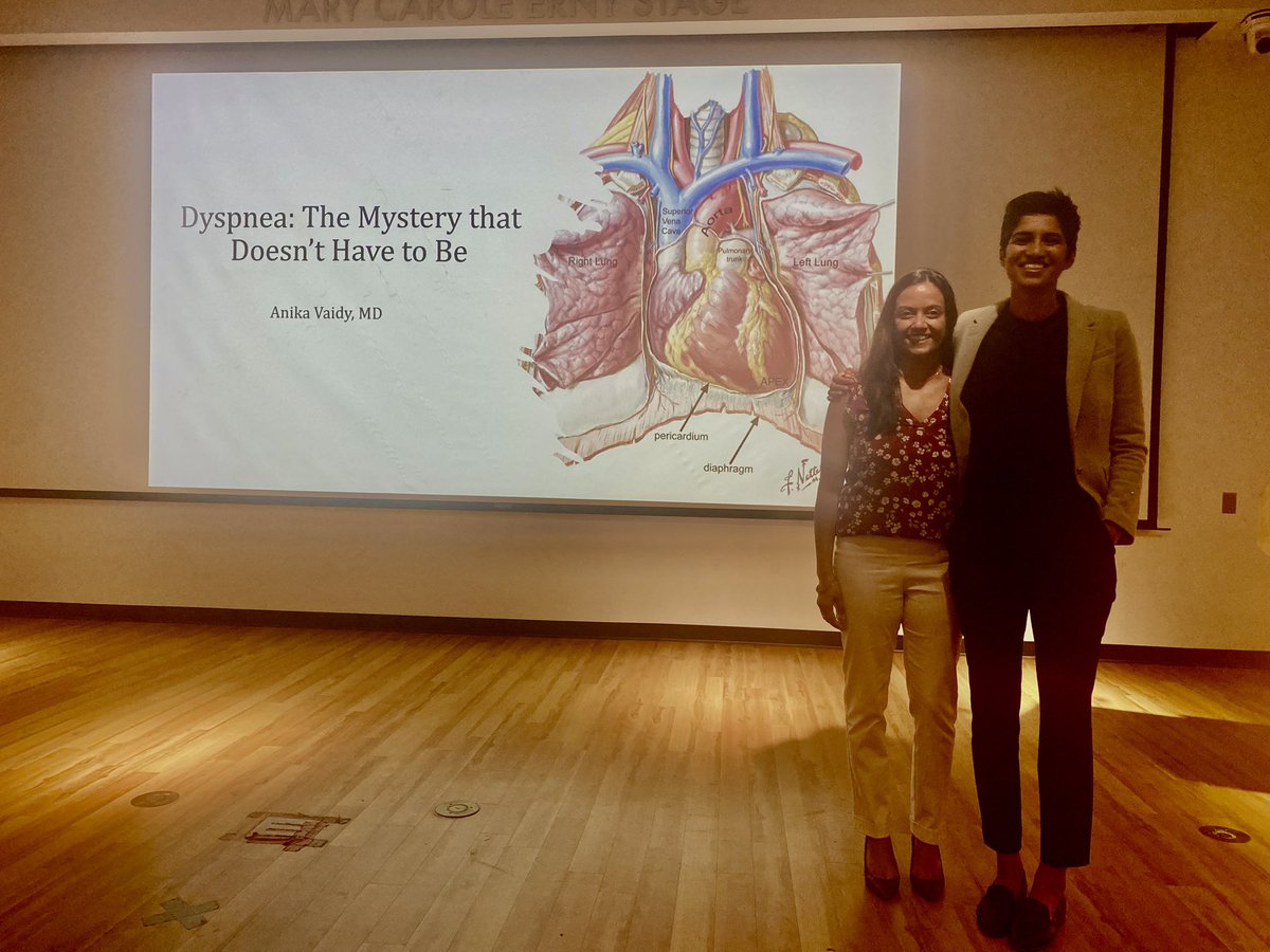 📣 Happening Now. @VaidyAnika’s graduating @TempleCards Grand Rounds!
“Dyspnea: The Mystery That Doesn’t Have to Be” 🫀🫁

So Proud 🥹 

@PForfiaPHDOC @pravinp8 @TempleIM Alum 
#KnewHerWhen 🌟 
#TempleMade 7 yrs!
#ThePeoplesVentricle 

Incoming #HeartFailure Fellow @PennMedicine