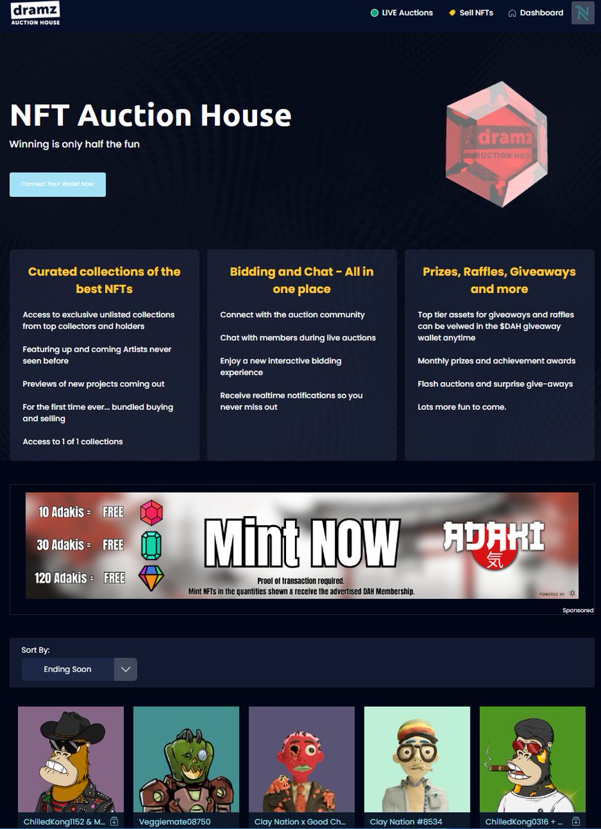 Good morning, fam! Get ready for an amazing week ahead!

We're putting in some serious hustle and driving forward with all our might to transform #DAH into the most exciting, educational, enjoyable, and lucrative auction platform around.

Head over to dramzauctionhouse.com and