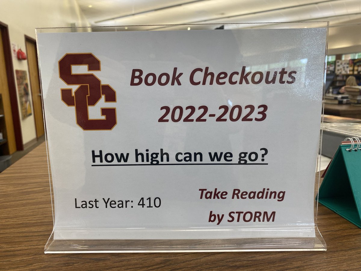 rchlmc's tweet image. My main goals at my new school were getting kids in the door and getting books moving. This is my yearly circulation tally and this week it QUADRUPLED from last year! Good things are happening slowly but surely! #GCSLibrariesEngage