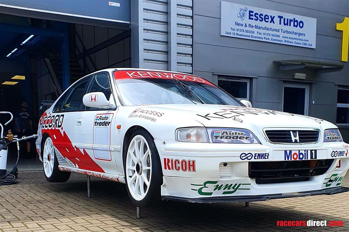 🚨 For Sale: Honda Accord Super Touring Car. The 1996 MSD Works Car (HR014) is ready to race & available at £79,995! 

Get on the Super Tourer grid at Brands Hatch on July 1/2 alongside Cleland, Reid, Radisich! 🏁

#BTCC #SuperTouring #CTCRC 

(📸 racecarsdirect.com/Advert/Details…)