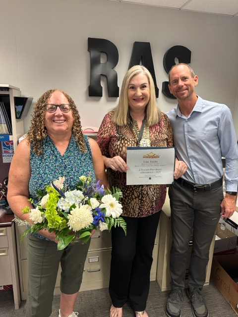 Congratulations to Lisa Palatinus for winning Placer County's Teacher of the Year representing the Roseville Adult School!