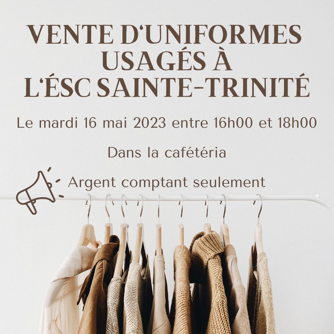 ÉSC Sainte-Trinité (@escstetrinite) on Twitter photo 