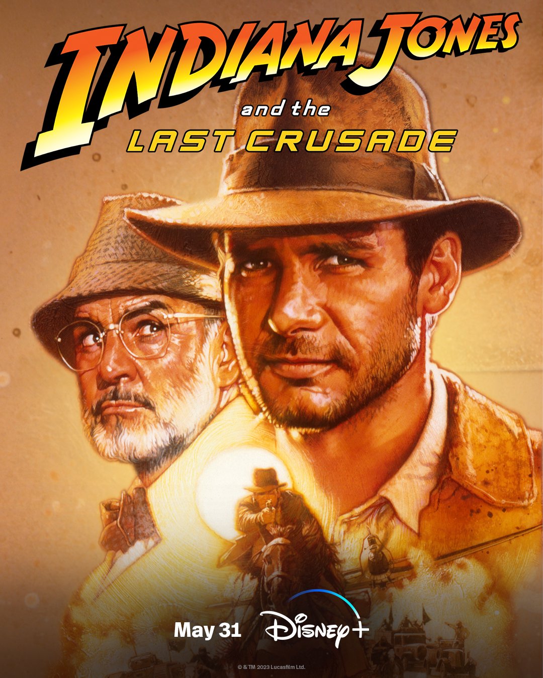 Disney+ on X: Get ready for adventure. 💥 In one week, #IndianaJones and  the Last Crusade arrives on #DisneyPlus. (3/4)  / X