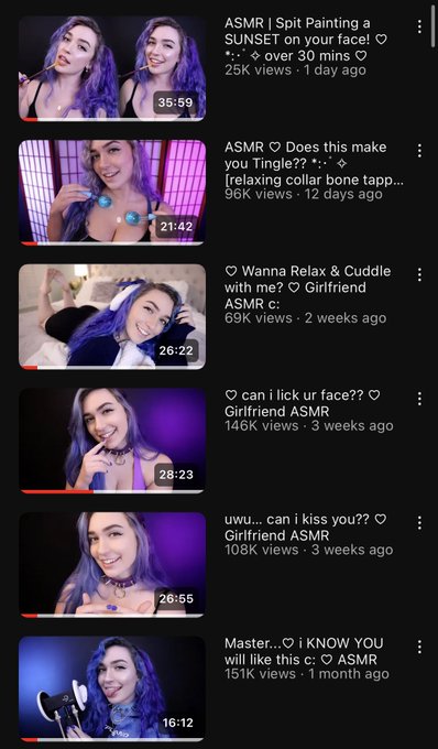 i have been so happy with my content lately &amp; the views are amazing omg🥹💞  i don&rsquo;t think i have seen<a href="/tag/asmr"class="tags"><span>#asmr</span></a>