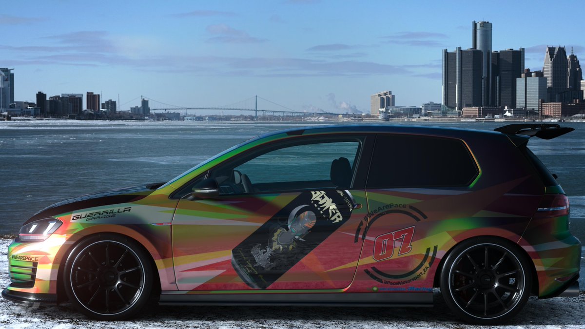#WCW #WheelCrushWednesday

This beast was created by <a href="/mohammedrazak66/">Mo Dasi</a> 

A VW Golf 7 GTi! Which was used in our Tuning Cup Series! With an awesome colour overlay, this car definitely turns heads, don't forget the VRRRRRRRRRPAHHHHH!

#SlayerEnergy
#WeArePace
#DeathToDull