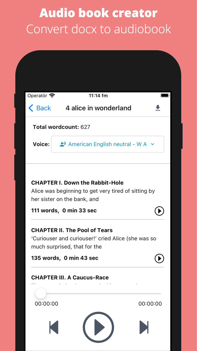 Announcing AudioBooker: Convert your manuscript to an audiobook
▸ lttr.ai/ABw80

#Audiobooks #LaunchingAudiobooker #AnnouncingAudiobooker #2023|Advice #BetaReaders #BetaReading