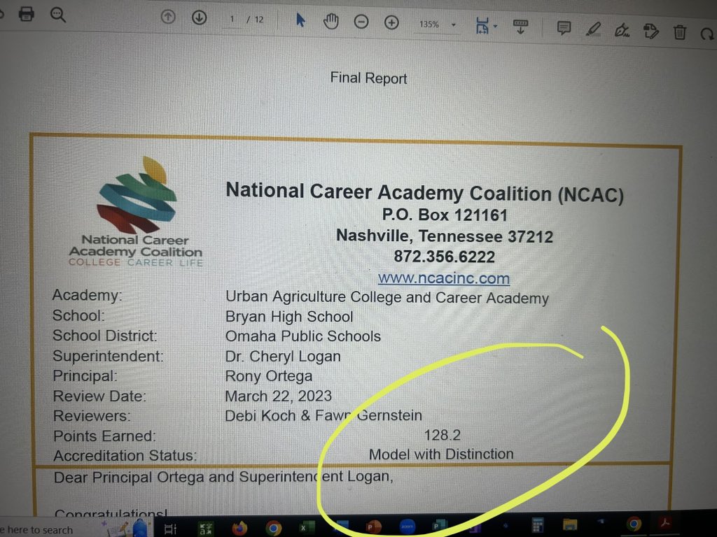 We are proud <a href="/OPS_BryanHigh/">Bryan High School</a> to have the first college and career academy in the state to earn “Model with Distinction” from <a href="/CareerAcadsNCAC/">NCAC</a>! Well done, <a href="/bryanurbanag/">Bryan agriculture</a>! This is the highest status an academy can receive. You continue to be trailblazers for our students! #WeAreBryan