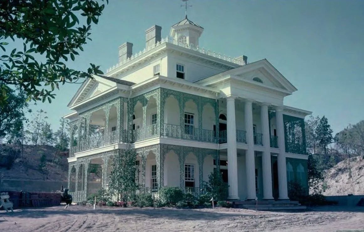 HistoryDisney on Twitter "Construction of the Haunted Mansion as seen