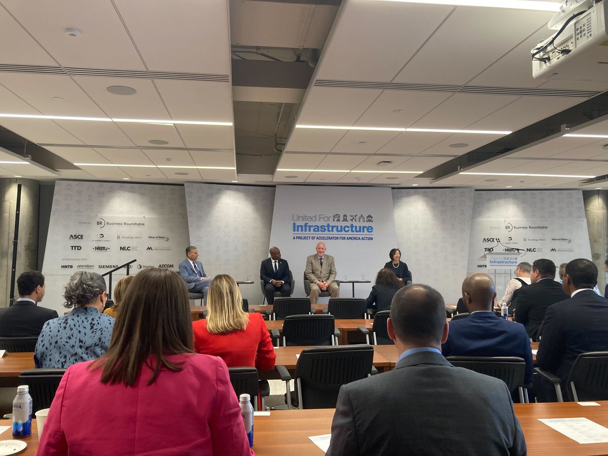 Our WW+ team was honored to attend @United4Infra’s #InfrastructureWeek event on “Building the Workforce of Tomorrow Today” @USAccelerate @NABTU @amy_liuw @ShopFloorNAM