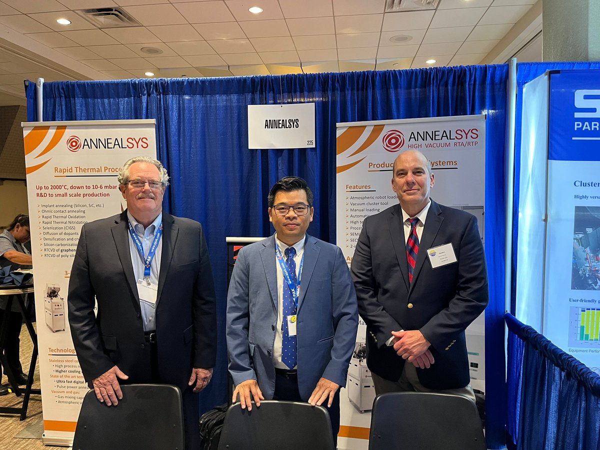 Back at CS Mantech to present our compound semiconductor solutions. Greg Mills, Pascal Um and Gordon Banish are waiting for you. Come and meet them ! csmantech.org