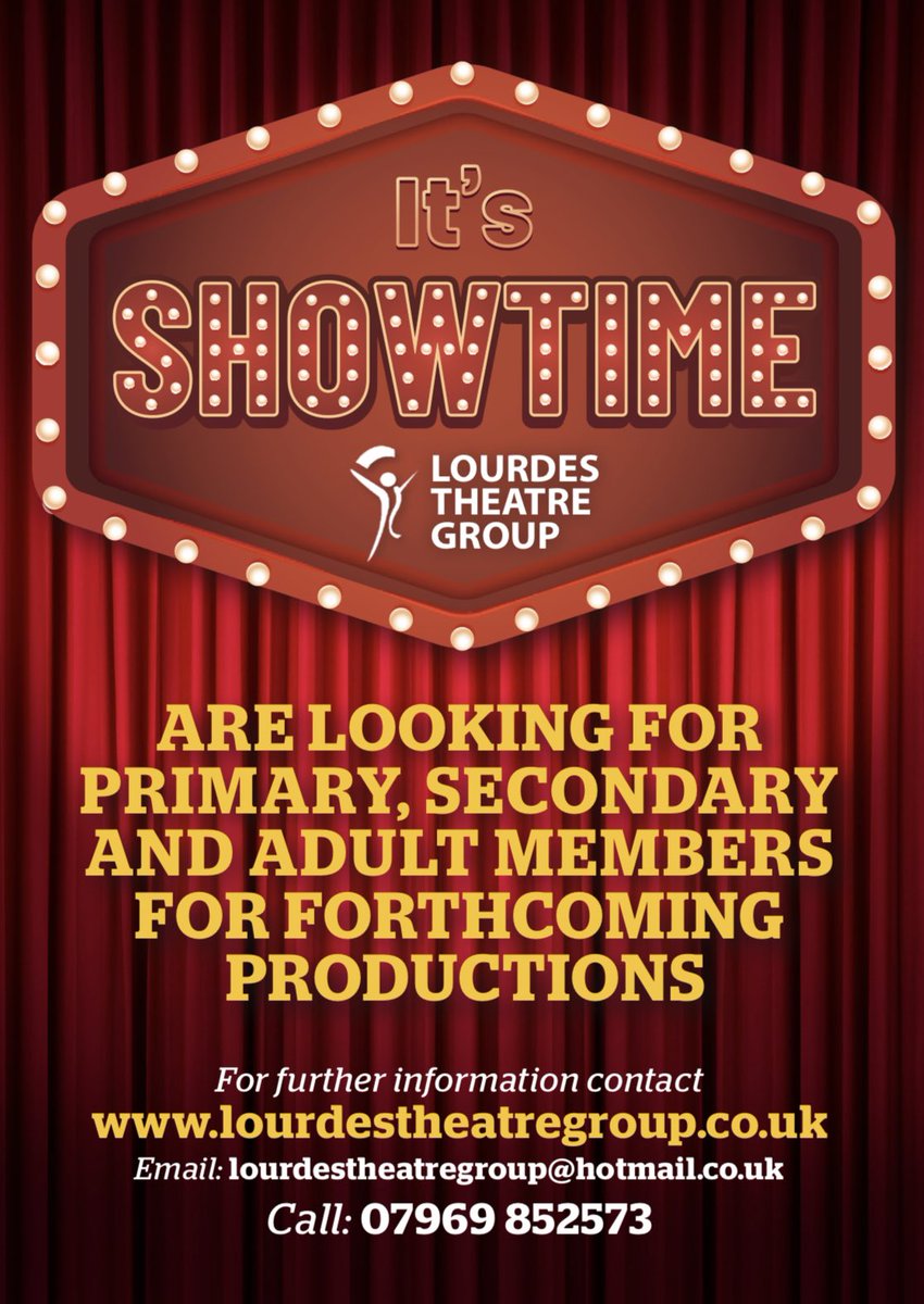 We are on the hunt for more strong adult ensemble for our next production of The Wizard of Oz! We have a fantastic cast and cannot wait to share with you! 

Small number of places for Primary and Secondary members still available too for this production! 👠

Get in touch today 🎭
