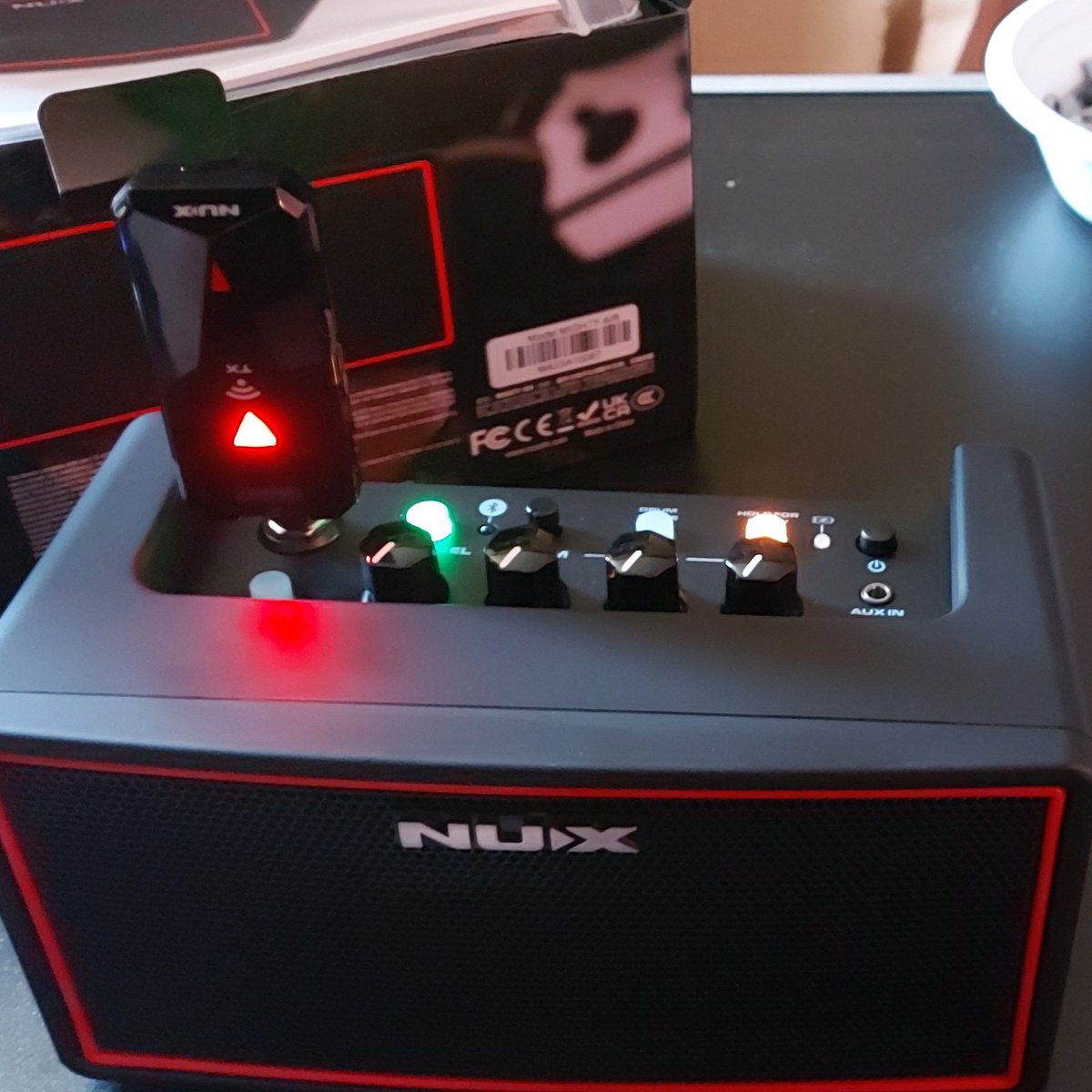 MrBeardcore's tweet photo. Love my nu lil nux mighty air desktop amp .
So many modeling amps,fx pedals and cabinets ๐คฏ Wireless is a game changer and it can also be used as an Bluetooth speaker for music ๐
#nux #guitaramp #wireless #guitar #amp #amplifier #modelingamp https://t.co/5D2NTbCA6P