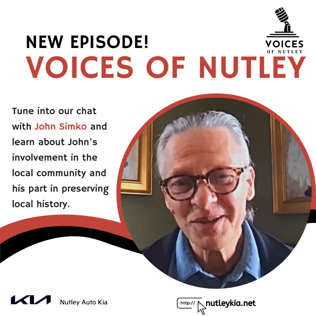Voice's of Nutley's special guest features John Simko, active as a preservationist &amp; director of the Nutley Museum. Discussing his efforts to preserve the town’s history &amp; honor its veterans. Check our blog!

#voicesofnutley #nutleynj #nutleynewjersey #NutleyMuseum #honorveterans