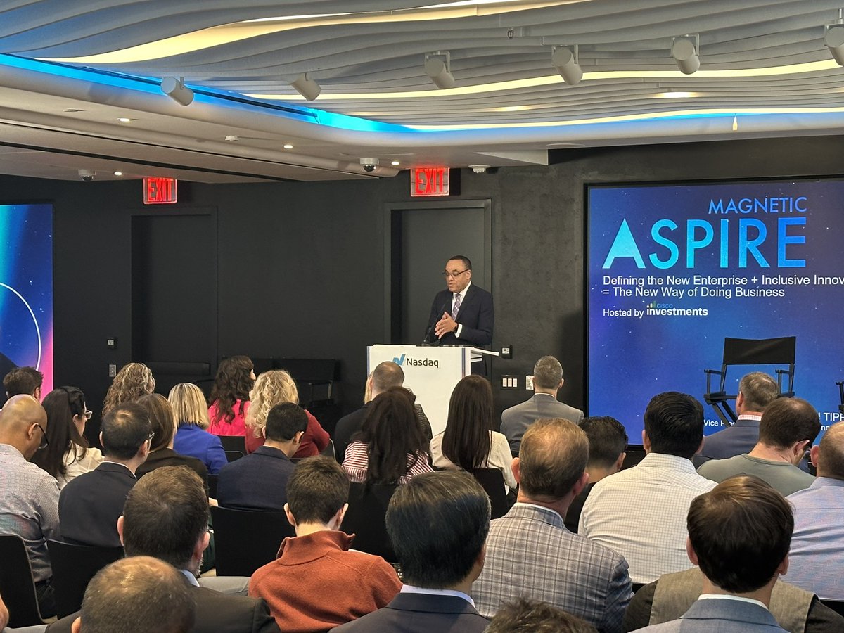 Cisco_Invests's tweet photo. What an event for the books!
Thanks to @Nasdaq and our speakers for making this a truly amazing experience!
@navrinasingh @briantippens @jerseejess @DanAmiga @sehrthadhani Laura Agharkar
#aspirefund #DiversityandInclusion https://t.co/gtlZNdcrMr