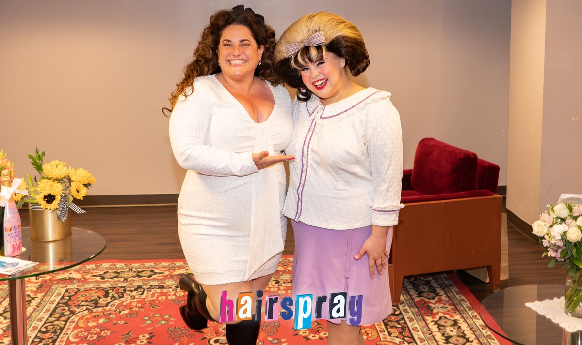 It happened 💗 Broadway’s original “Tracy Turnblad,” Marissa Jaret Winokur reunited with Baltimore last night at #HairsprayOnTour! It was a joy sharing this story with you cheering us on every step of the way.