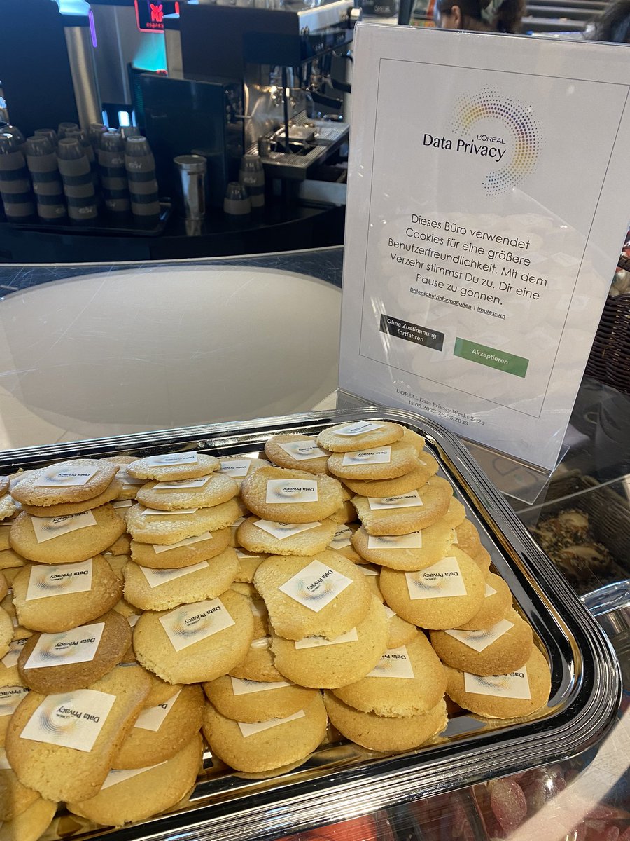 Cookies zur Data Privacy Week. 🍪 Genau mein Humor <a href="/LOrealGroupe/">L'Oréal Groupe</a> 😁