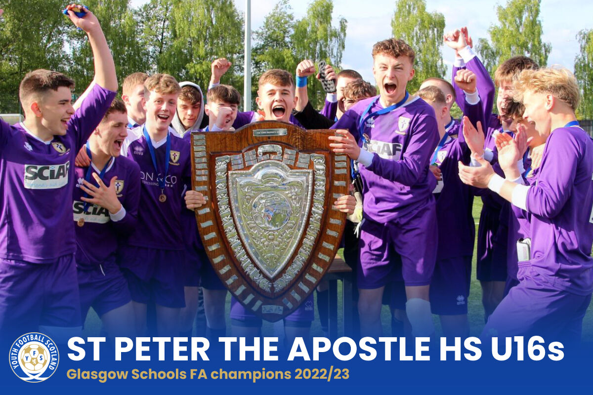 𝗖𝗛𝗔𝗠𝗣𝗜𝗢𝗡𝗦 🏆 

Congratulations to <a href="/SPTAFootball/">SPTAFootball</a> U16s, <a href="/GSFAfootball/">Glasgow Schools' FA</a> champions 2022/23!

➡️ Cup final coverage to follow. Register for an alert and discount code: yfsmedia.net/camerasatyourg…