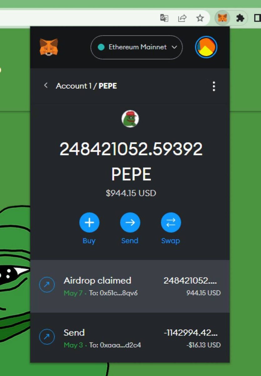 oni_oneida's tweet image. What is happening here? I just received $900
worth of SPEPE tokens for free on their
airdrop??
pepe-meme.com is their official site, stay safe !!
#PEPE #PepeCoin #PEPEARMY #PepeAl
#pepeislove $mong $psyop #psyop
#simpson $ben #hex #binance 
#bitcoin #memecoins $capo…