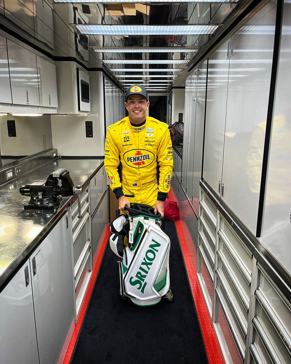 🏎️ x ⛳️ x 🧱
@smclaughlin93 is fast on and off the course! 
#teamsrixon #Indy500