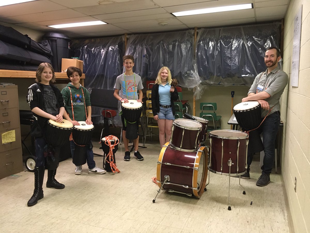 Thanks to @GLCS_Foundation grant support, we will hear the 6th, 7th & 8th percussionists share their hand drumming music with us at our concert on Tuesday, May 23 in the GL Center for the Fine Arts. 6th grade at 6 pm; 7th/8th grade at 7 pm. #glcsms #GoGullLake