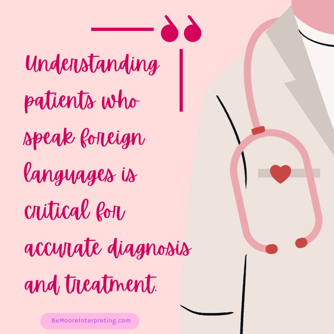 bemooreintrprtr's tweet photo. Communication is key to effective healthcare, and language interpreting is crucial in facilitating communication between patients and providers. Let's prioritize access to interpreting services for better mental wellness and overall health. https://t.co/kLsk4X6pG6