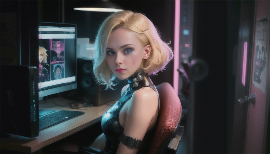submit2goddexx's tweet photo. Finished crafting the cover art for my first Patreon tier - Enthralled Initiate!

#AIart #Cyberpunk #StableDiffusion #stablediffusionart https://t.co/kUur3MFsHs