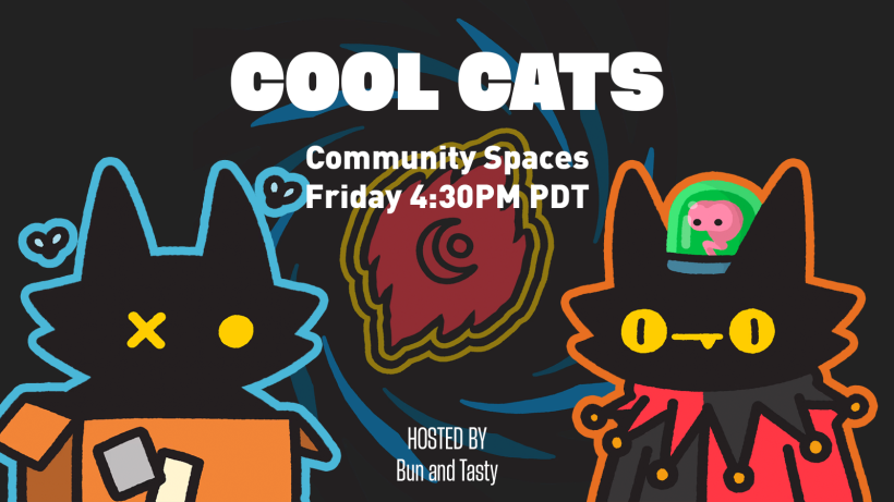 dirtybuns's tweet photo. Join me and @Tasty_Snackz for another @coolcats Community Spaces this Friday (5/19) @ 4:30PM PDT (7:30PM EDT).  

Any topics that you want us to cover? Let us know in the comments!

Link: https://t.co/oX1XnevONz https://t.co/dH9b7qvHMS