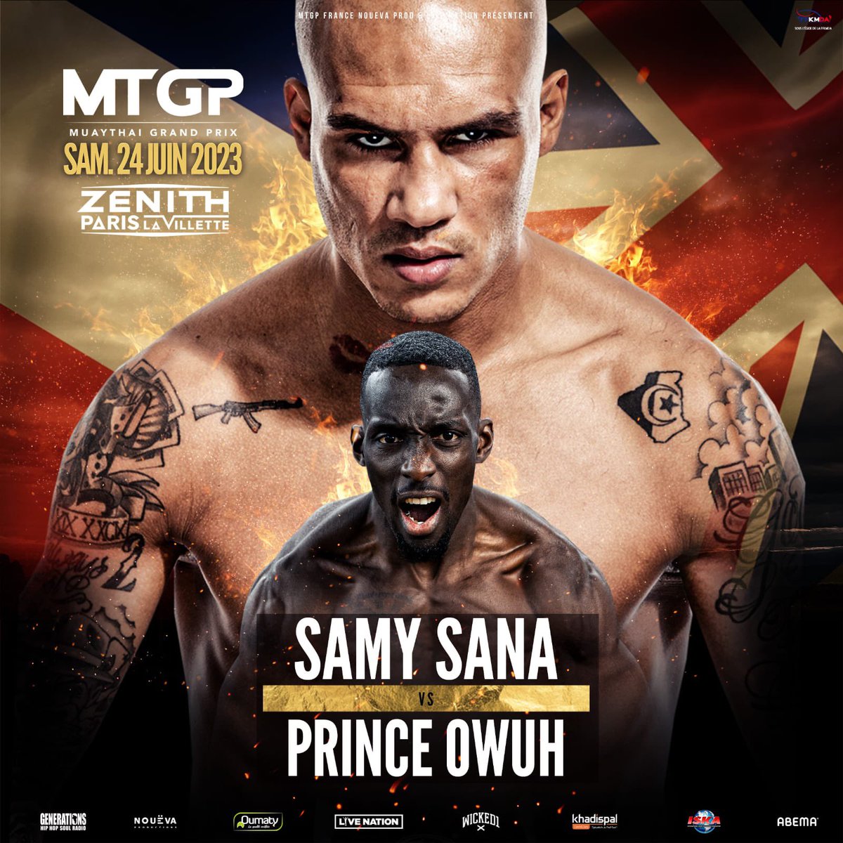 After his impressive KO win on MTGP London, @prince_2technical earns his spot to fight the famous @samy_sana75 in a 3x3min MT fight👊🏼

🎟️For tickets, follow link in bio

#mtgp #muaythaigrandprix #mtgpfrance #muaythai #thaiboxing #fight #liveshow #zenithparis