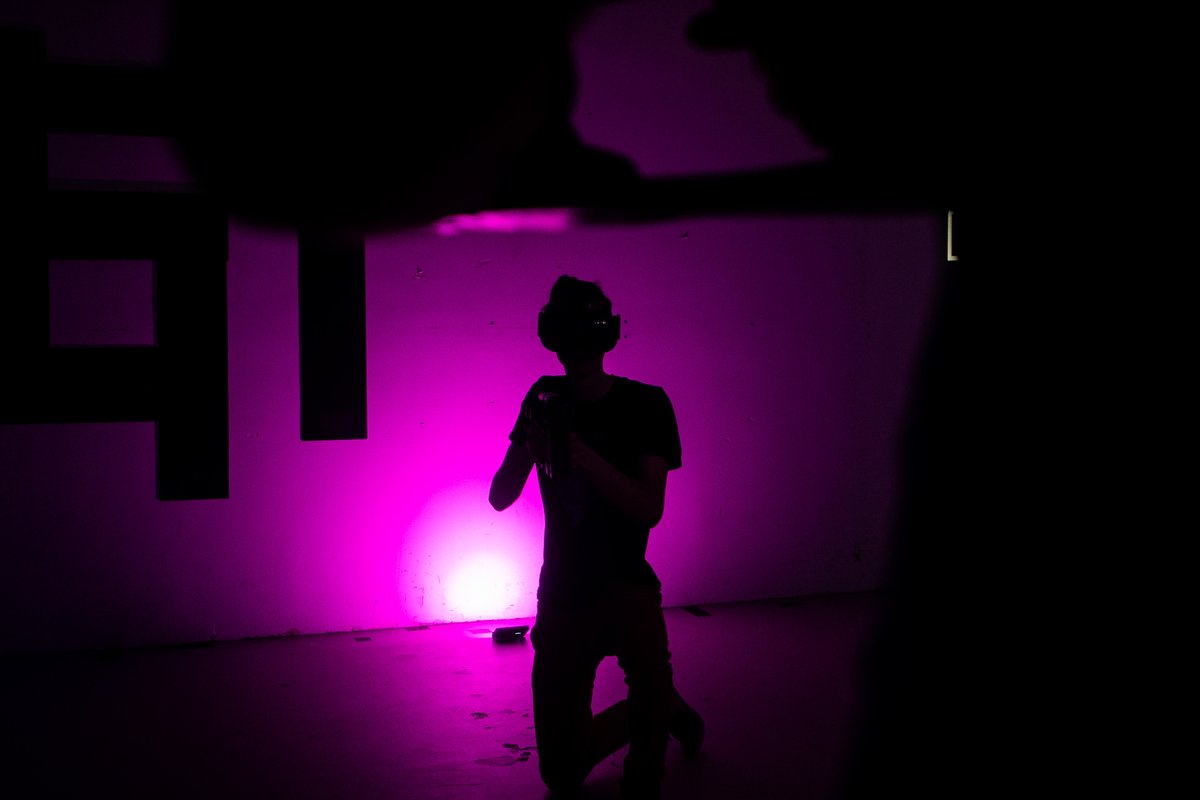 Go where you need to in order to get the shot.  We love seeing people get into playing.  Kneeling, ducking around corners, sneaking about--it's all great.  You're here to have fun, and we're here to make sure you do.  

Let's go.  

#dimensionxr #vrgaming