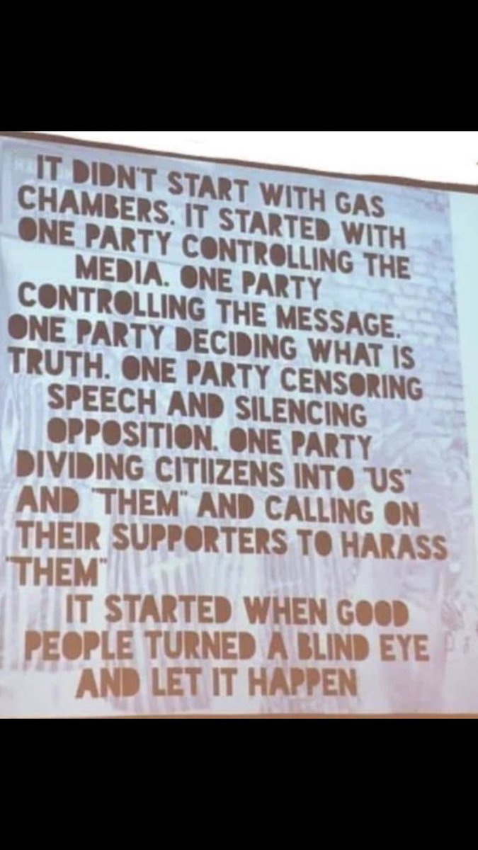 MirabelTweets1's tweet photo. If this doesn’t sound like present day Britain to you, you haven’t been paying attention 

Take action. Before it’s too late. 

#Fascism https://t.co/sf3gGs1Gkx