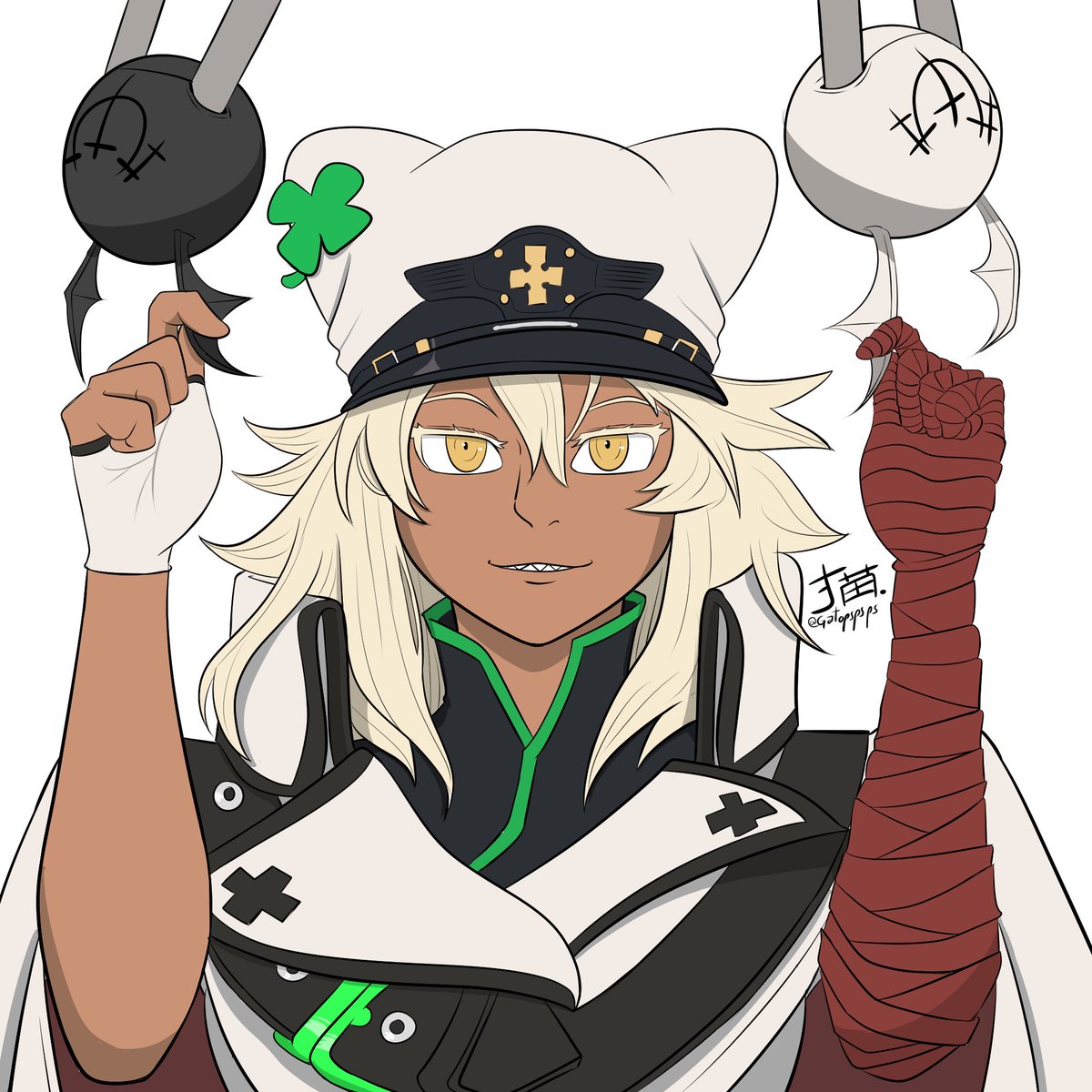 Rabisco dia 136 - Ramlethal Valentine ( Guilty Gear )