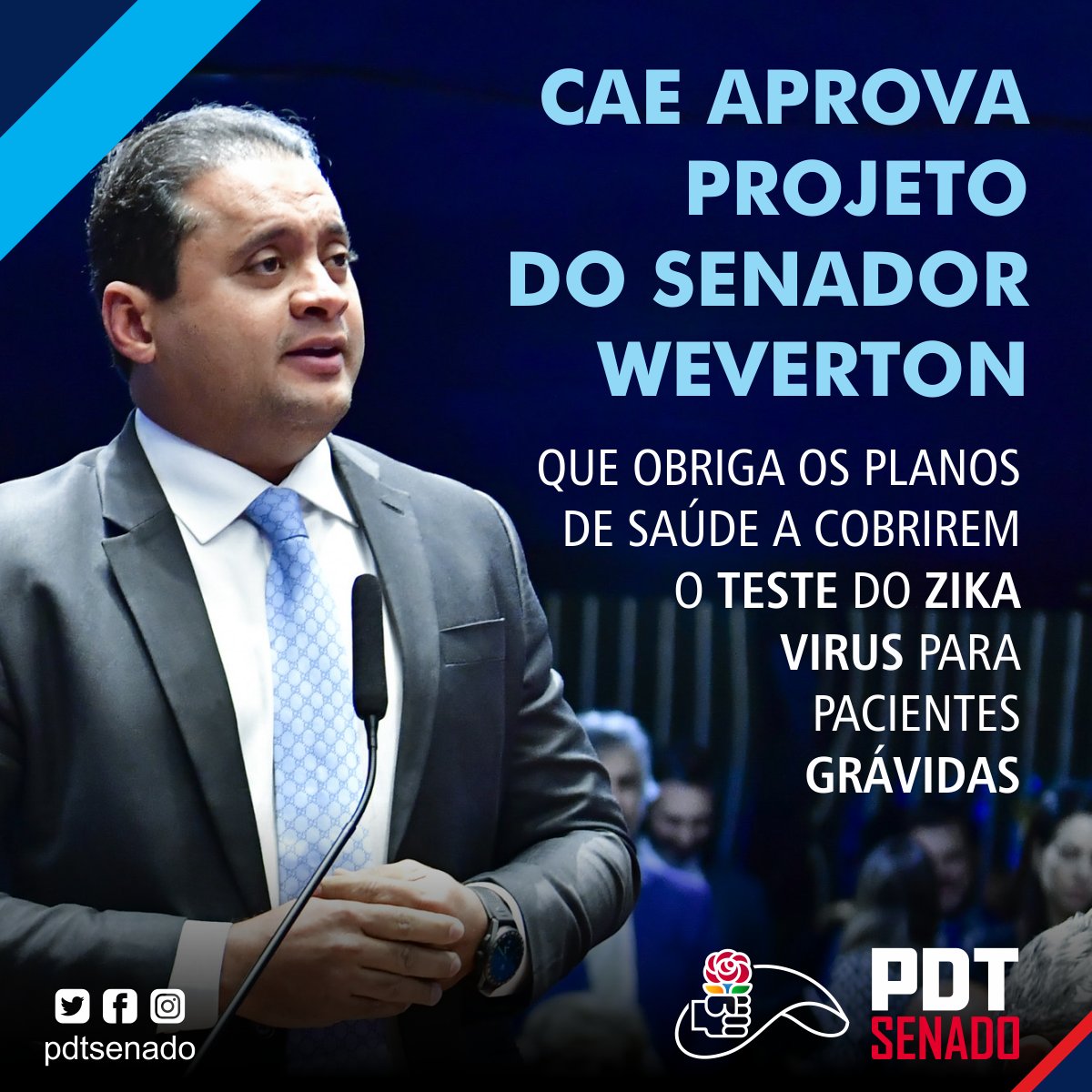 PDT Senado tweet media