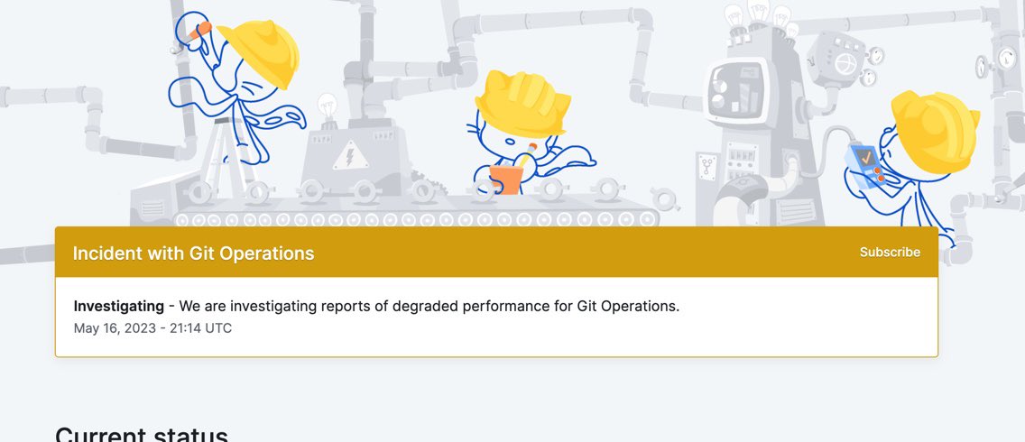 codebymdb's tweet image. Looks like GitHub is down for the moment? #githubdown