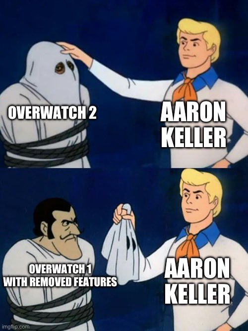 Aaron revealing what Overwatch 2 actually is