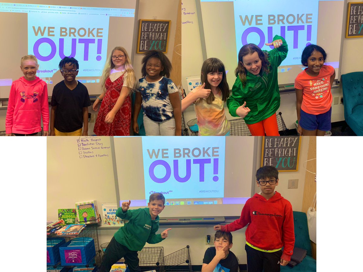 MsCliffordHES's tweet photo. Thank you @Duban4Science for coming one last time to do a Science review digital breakout with my kiddos! They sure had a lot of fun and remembered many things from this year! Plus they ALL cracked the codes and broke out! ❤️👩🏼‍🔬🧪 @HicksElementary #HicksES @LISDScience https://t.co/tcof3V4QOd