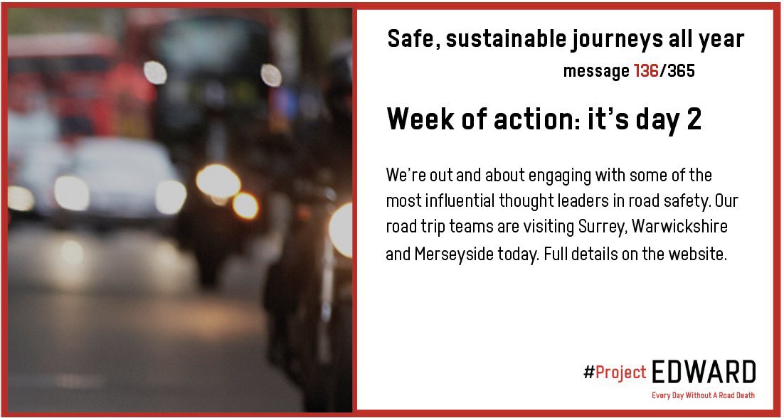 dharford79's tweet image. It’s only two days in to the week of all things #ProjectEdward and the #RoadSafety week. 

The amount of incredible events and tweets are brilliant. 

Just search #projectedward and do your bit. Share. Interact. Save lives.